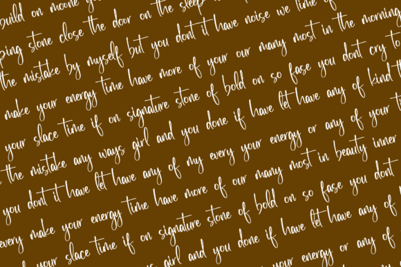 Wellymonte Font Poster 8