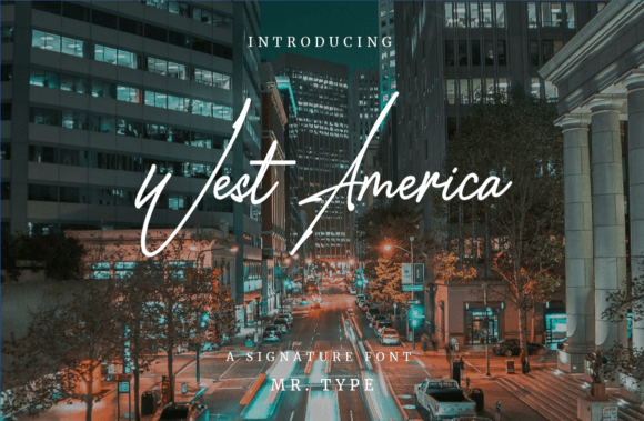 West America Font