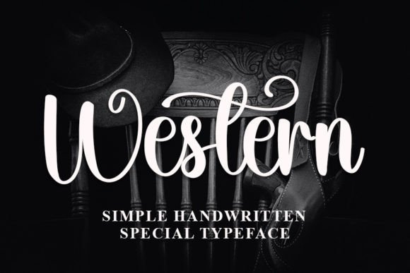 Western Font Poster 1