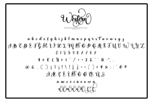Western Font Poster 4
