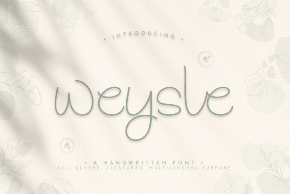 Weysle Font Poster 1