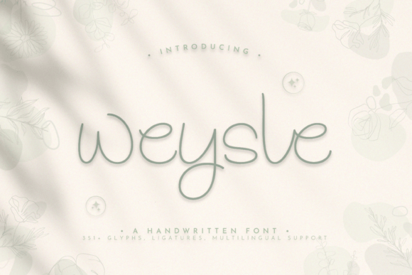 Weysle Font Weysle Font Poster 1