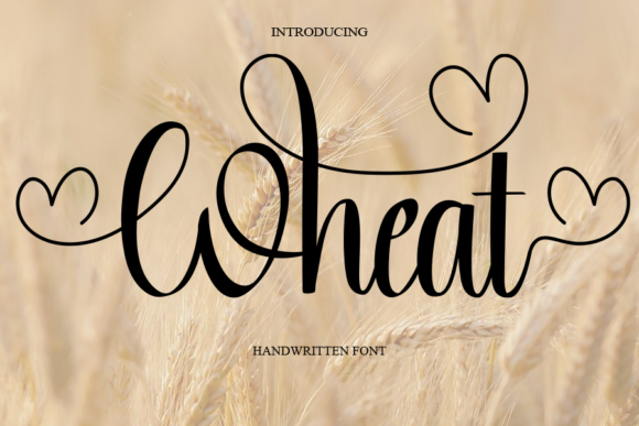 Wheat Font Poster 1