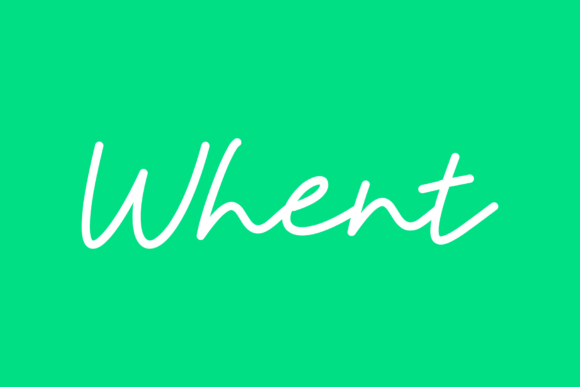 Whent Font Poster 1