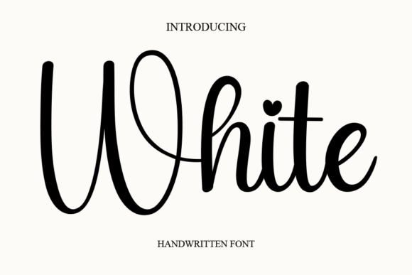 White Font