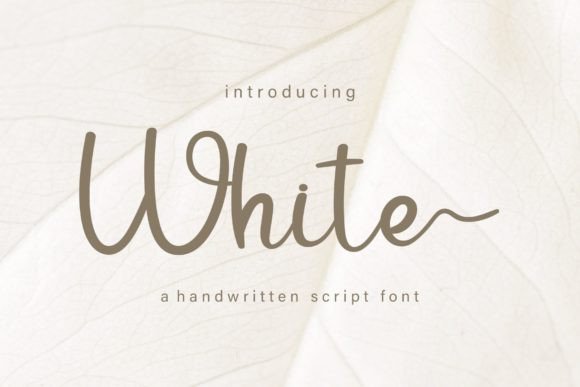 White Font