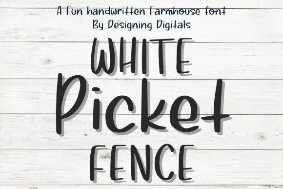 White Picket Fence Font