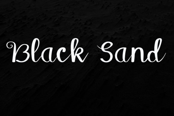 White Sand Font Poster 2