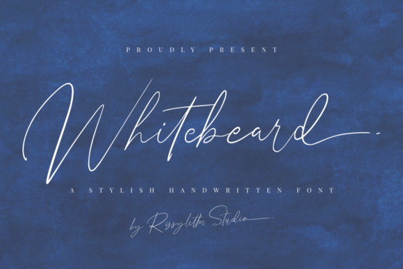 Whitebeard Font Poster 1