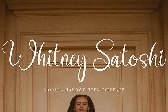 Whitney Satoshi Font Poster 1