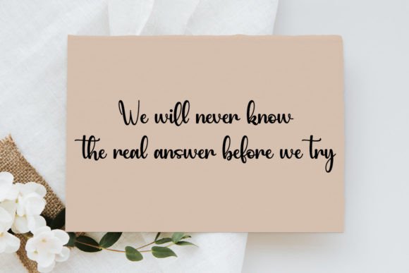 Why Not Font Poster 2
