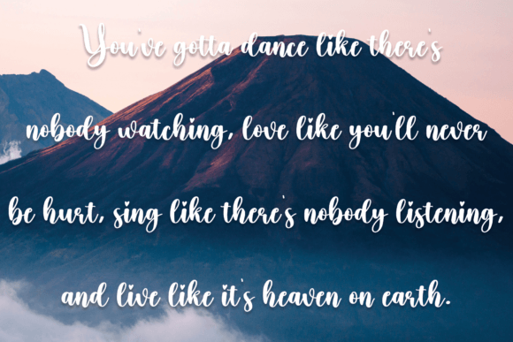 Wildflower Font Poster 6