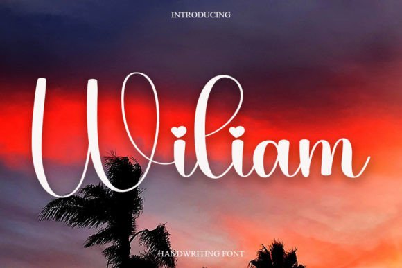 Wiliam Font Poster 1