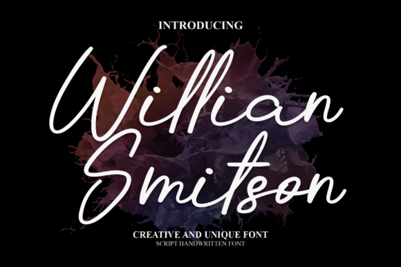 Willian Smitson Font Poster 1