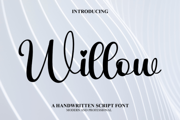 Willow Font Poster 1