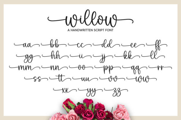 Willow Font Poster 6