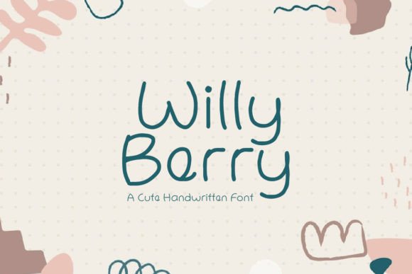 Willy Berry Font Poster 1