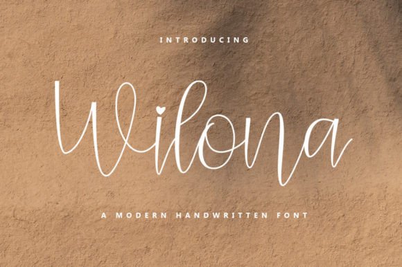 Wilona Font Poster 1