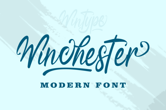 Winchester Font Poster 1