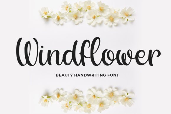 Windflower Font Poster 1