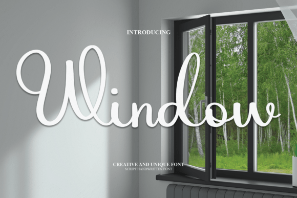 Window Font Poster 1