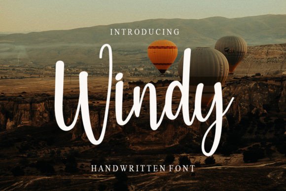 Windy Font Poster 1