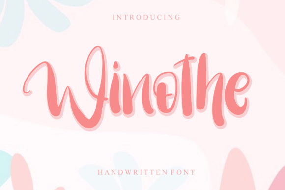 Winothe Font Poster 1