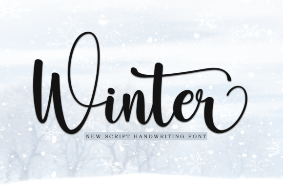 Winter Font Poster 1