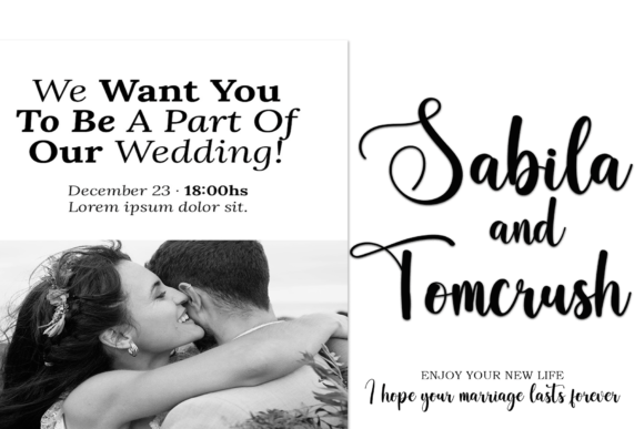 Winter Font Poster 3