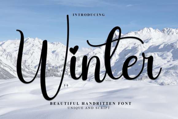 Winter Font Winter Font Poster 1