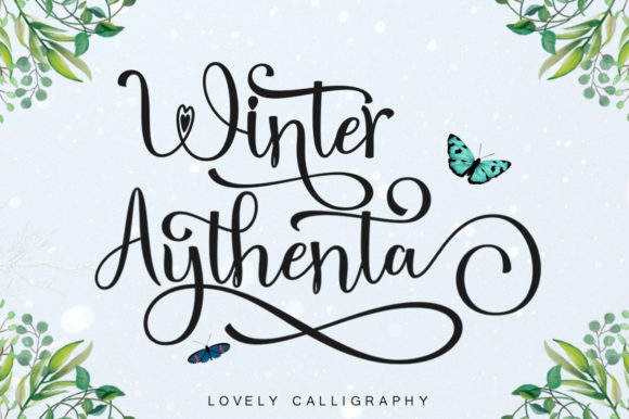 Winter Aythenta Font Poster 1