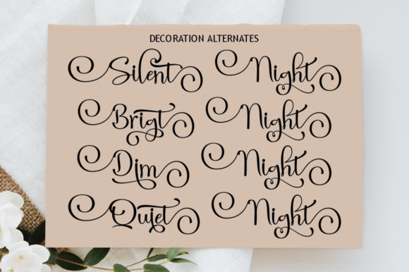 Winter Aythenta Font Poster 6