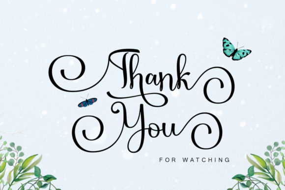 Winter Aythenta Font Poster 10