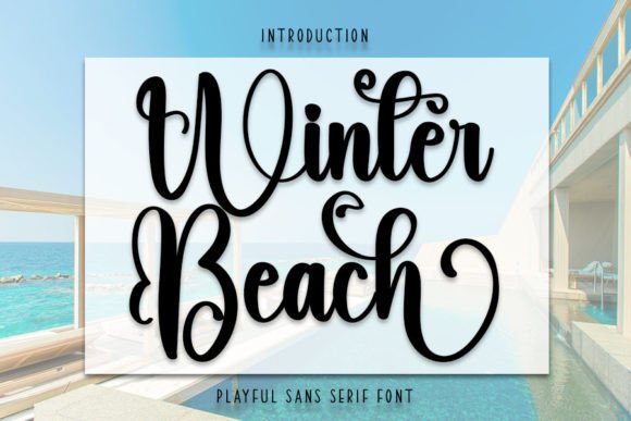Winter Beach Font