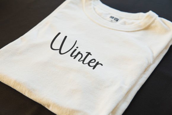 Winter Christmas Font Poster 3