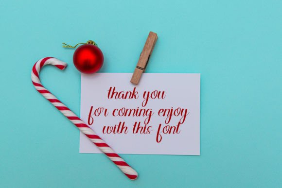 Winter Christmas Font Poster 6