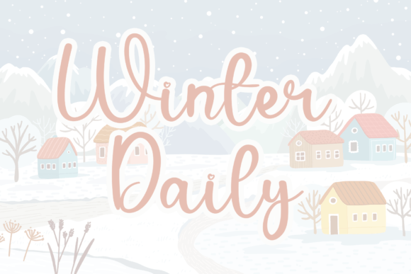 Winter Daily Font