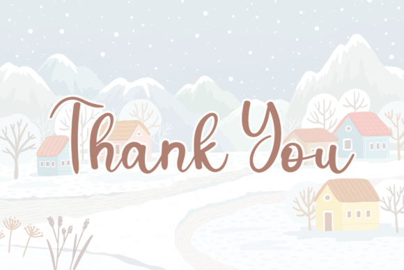 Winter Daily Font Poster 6