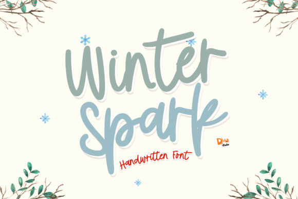 Winter Spark Font Poster 1