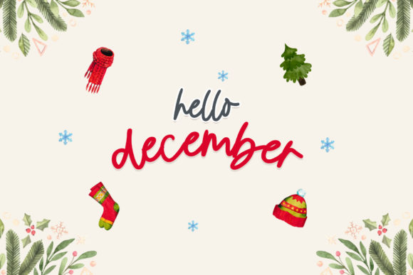 Winter Spark Font Poster 4