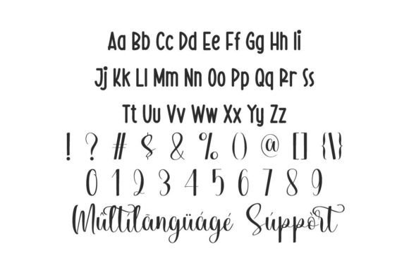 Winter Twisty Font Poster 3