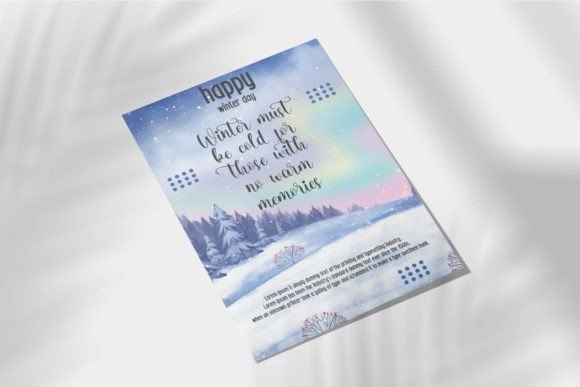 Winter Twisty Font Poster 7