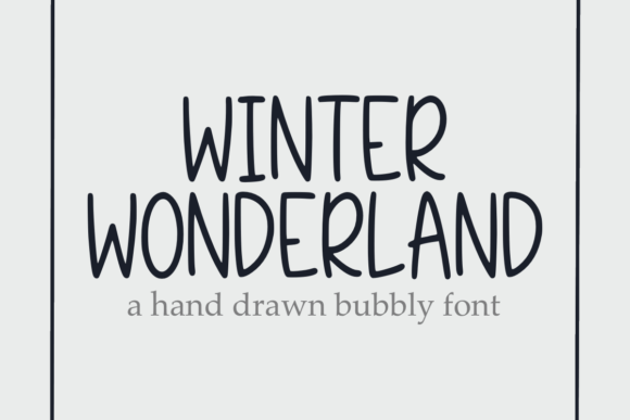 Winter Wonderland Font