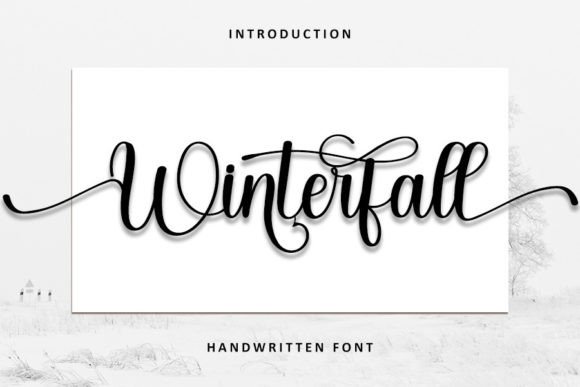 Winterfall Font Poster 1