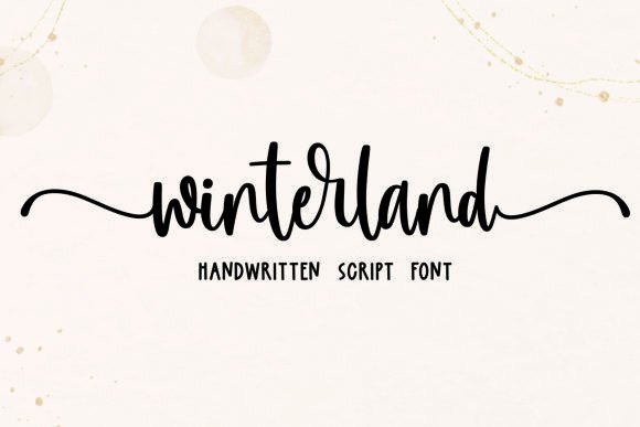 Winterland Font Poster 1
