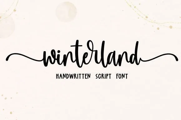 Winterland Font Poster 1