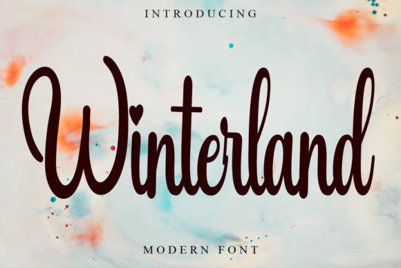 Winterland Font Poster 1