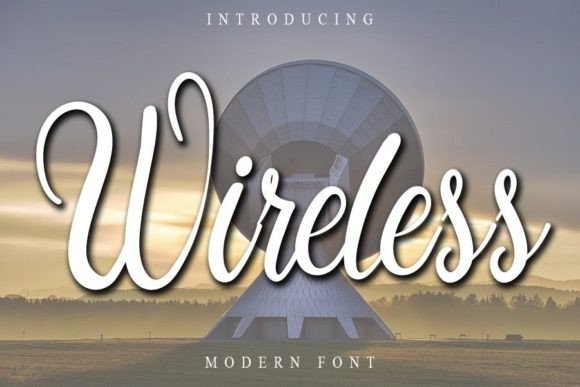 Wireless Font Poster 1