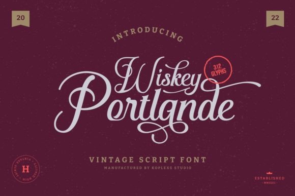 Wiskey Portlande Font Poster 1