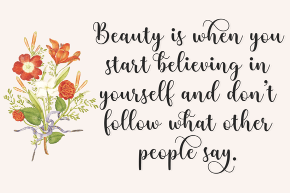 Witch Beauty Font Poster 2